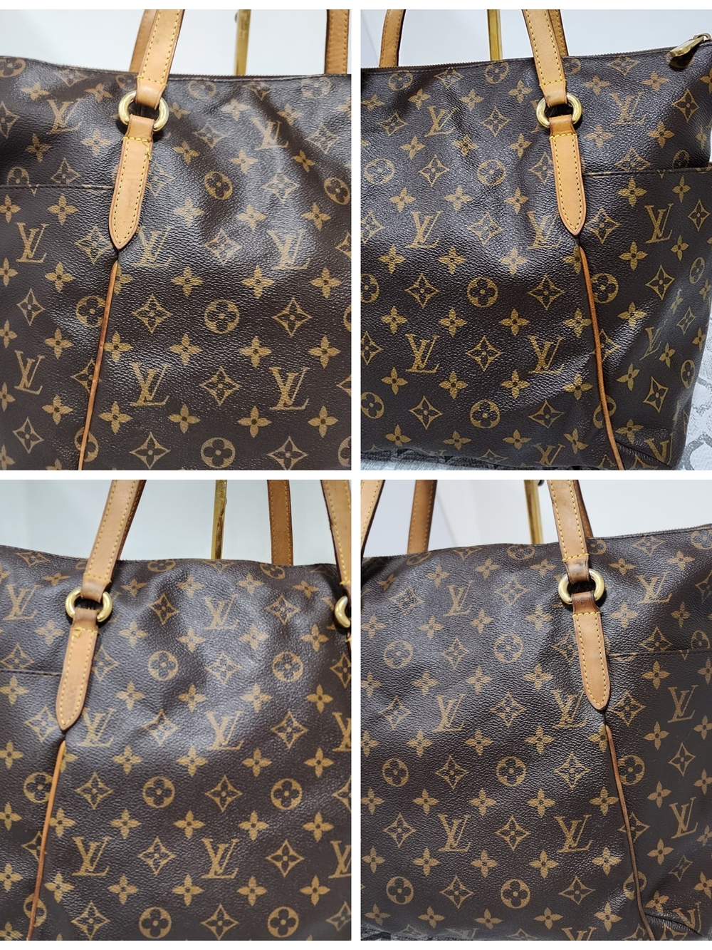 LOUIS VUITTON Totally GM Monogram Canvas Shoulder Bag Brown - Picture 9 of 16